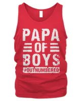 PAPA Of Boys Outnumbered For Father T-Shirt