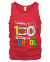 Happy 100th Day Of School Football Baseball Sport Lovers