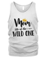 Womens Mom of the Wild One humor Mothers day Gift for Mom T-Shirt