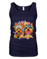 Yorkshire Terrier Two Yorkies Yorkshire Terrier Colorful Yorkie Lovers Pop Art Yorkie