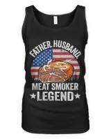 Mens Father Husband Meat Smoker Legend Brisket Dad Meat Smoking