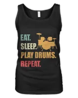 Drums Drummer Eat Sleep Play Drums Repeat Funny Drumming Lover Drum Player Drums