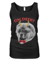 Oh Deer Chow chow Xmas Red Bowtie 37