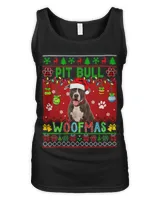 Pit Bull Christmas Woof Santa Pit Bull Lover Owner Family 41