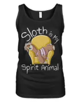Sloth Lover Sloths Funny Is My Spirit Animal DesignSleppy DrawingFor Lovers TShir Loves Sloths