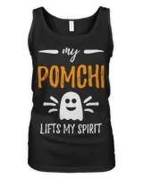 My Pomchi Lifts My Spirit Dog Mom Halloween Gift