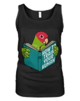 Train Your Human I Book Parrot I Cherryheaded Conure