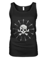 Skull Skeleton Crossbones Punk Rock Gothic Bones Tattoo