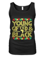 Young Gifted And Black Tee Afro Black