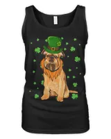 St Patricks Day Brussels Griffon Dog Shamrock Gift T-Shirt