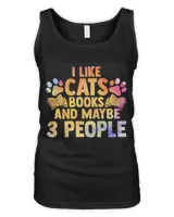 Cats And Books I Like Cats Books Cute Read Reading Book Lover  sBag-Designs