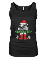 Santa's Favorite Photographer Family Matching Christmas T-Shirt