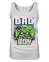 Dad of the Birthday Boy Gamers Video Games Fathers Day Party T-Shirt