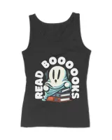 Funny Ghost Reading Books Teacher Halloween Librarian Boooks