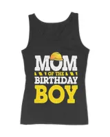 Construction Worker Mom of the Birthday Boy Mother Matching