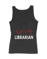 Librarian Book Heartbeat Love Literature Library Book Lover