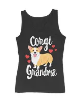 Corgi 2Women Girls Puppy Lover Dog Grandma Gift