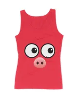 Pig Face Costume Funny Simple Lazy Halloween Costume