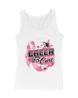 Cheer Breast Cancer Awareness Shirts Pink Ribbon Cheerleader