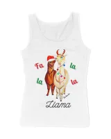 Fa la llama Merry Christmas cute Xmas holiday santa