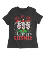 All Of The Llama Reindeer Funny Christmas