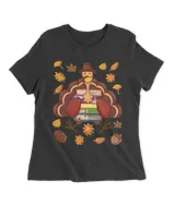 Librarian Book Lover Reader Funny Turkey Thanksgiving Fall