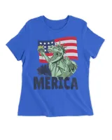 4th of July Independence Day USA American Dinosaur T-Shirt