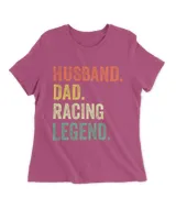 Mens Funny Racer Husband Dad Racing Legend Vintage