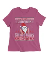 Librarian Matching Group Christmas Gnome Ugly