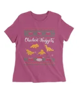 Dinos Chicken Nuggets Ugly Christmas Sweater Funny Realistic