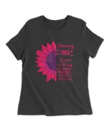 RD 67 Year Old Born In January 1955 67th Birthday Women Girl Shirt