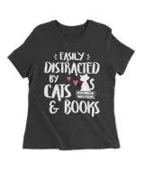 Easily Distracted by Cats and Books V2 QTCATB191222A8