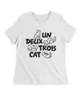 Cat Vintage Cat Lover Funny Kitten French Un Deux Trois Cat HOC200423A2