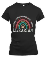 Librarian Job sun shape vintage inspirational rainbow Librarian