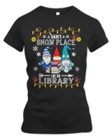 Librarian Job There is snow like the library Christmas