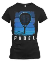 Vintage Paddle Racket Sport Pádel Player Padel Tennis