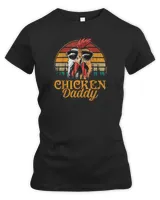 Chicken Daddy Vintage Poultry Farmer Funny Fathers Day