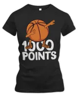 Basketball Gift 1000 Points Dabbing Basketball Scorer Funny Boys Men Women