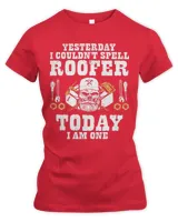 Roofer Funny Retro Roofing Roof Equipment Job Repair631