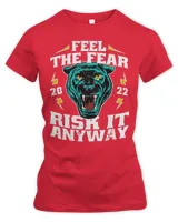 Panther Gift Feel the fear risk it anyway lightnings with face of panther