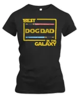 Mens Gift Best Dog Dad in the Galaxy Funny Dog
