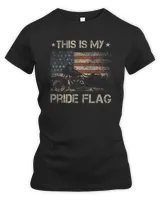 Motorcycle gift for men women pride flag usa