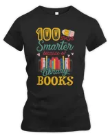 100 Days Smarter Because of Library Books Kids Shirt8902 T-Shirt