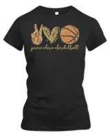 Basketball Coach Peace Love Funny Basketball Sports Lover Players 89 Basketball