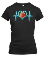 Basketball Coach Heartbeat Pulse Basketball player and fans s 223 basket Basketball