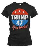 Donald Trump 47 President 2024 Election Vote Republican Tee Shirt