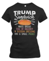 Trump Sandwich Anti Trump Lock Him in Prison 2024 Hate Trump Tee Shirt