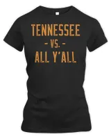 Tennessee Vs All Y’all Sports Weathered Vintage Southern Shirt
