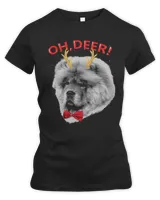 Oh Deer Chow chow Xmas Red Bowtie 37