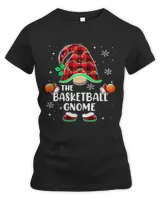 Sporty Gnome Basketball Buffalo Plaid Christmas Light Family